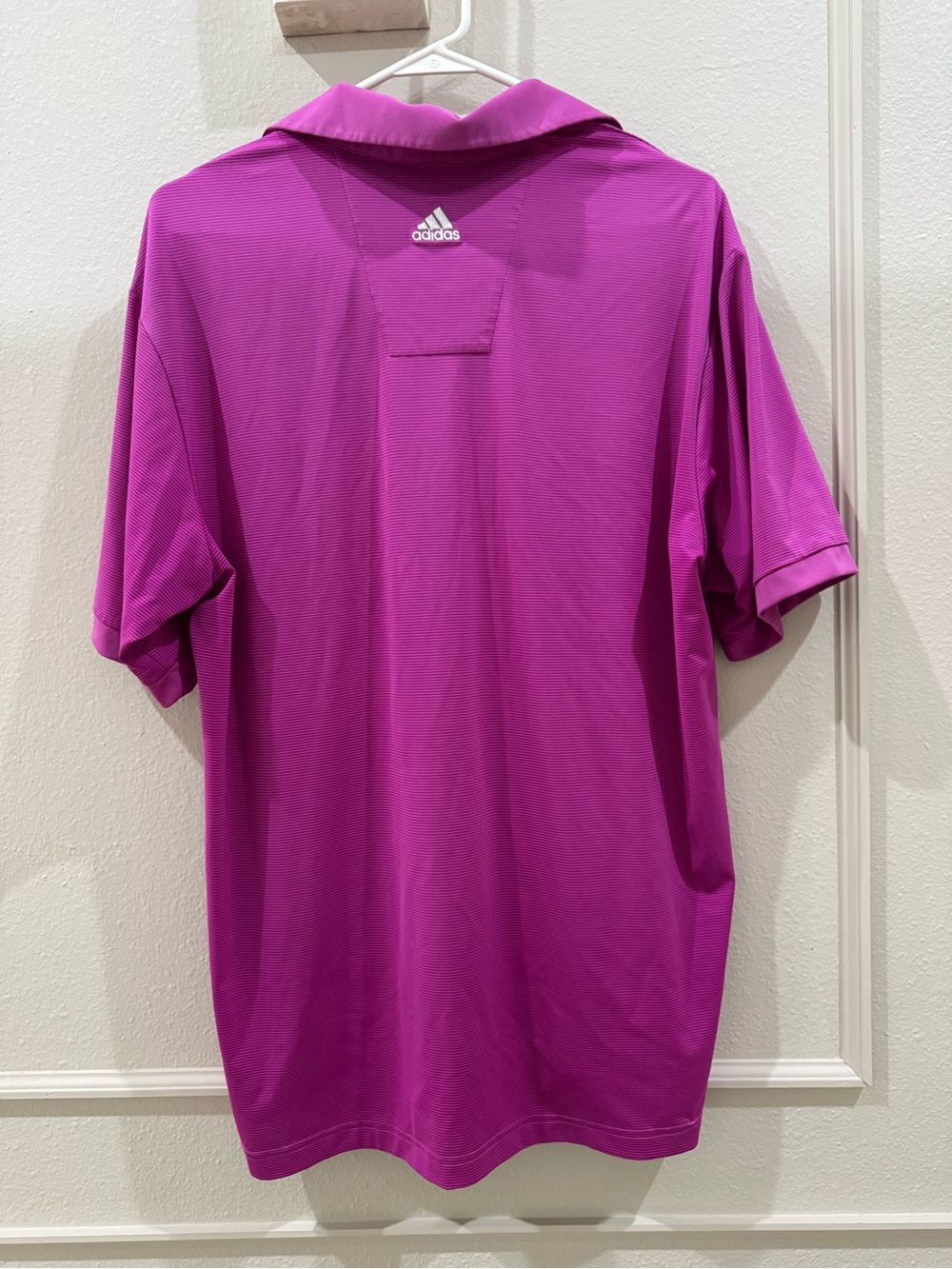 Adidas Golf Polo Shirt Pink Size M Preppy oversized loose fit - Picture 2 of 4
